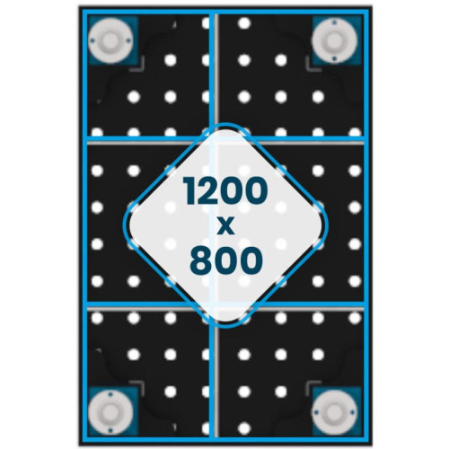 Stół spawalniczy GPPH ECO 1200x800x200 mm - TWT_ECO_120x80 - GPPH - 21