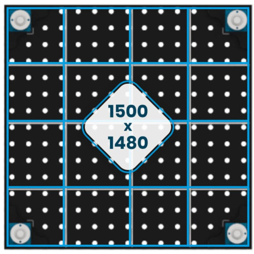 Stół spawalniczy GPPH ECO 1500x1480x200 mm - TWT_ECO_150x148 - GPPH - 21
