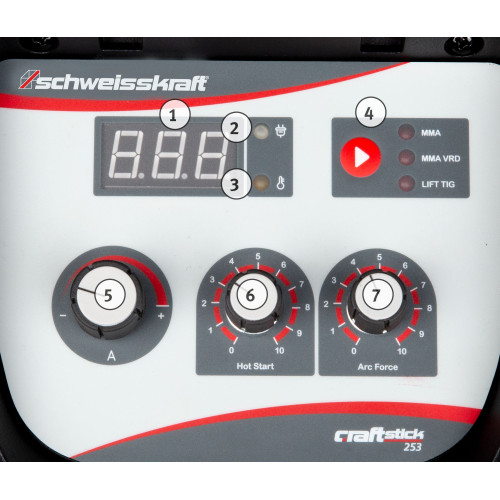 Spawarka Schweisskraft Craft-Stick 253 - zestaw - 1073253-G - Schweisskraft - 3