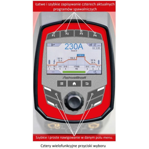 Spawarka Schweisskraft High-TIG Plus 230 DC - źródło - 1084230-G - Schweisskraft - 5