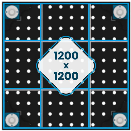 Stół spawalniczy GPPH PLUS 1200x1200x200 mm - TWT_PLUS_120x120 - GPPH - 21