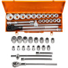 Zestaw kluczy nasadowych 3/4" CrV 21 el. Neo Tools - 08-061 - NEO Tools - 1