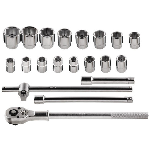 Zestaw kluczy nasadowych 3/4" CrV 21 el. Neo Tools - 08-061 - NEO Tools - 3