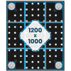 Stół spawalniczy GPPH PRO 1200x1000x200 mm - TWT_PRO_120x100 - GPPH - 21
