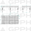 Stół spawalniczy GPPH PRO 2400x1200x200 mm - TWT_PRO_240x120 - GPPH - 2