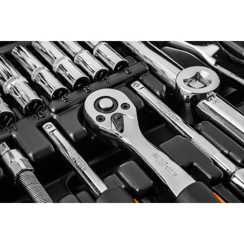 Zestaw kluczy nasadowych 1/2" 1/4" CrV 111 el. Neo Tools - 08-910 - NEO Tools - 6
