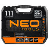 Zestaw kluczy nasadowych 1/2" 1/4" CrV 111 el. Neo Tools - 08-910 - NEO Tools - 11