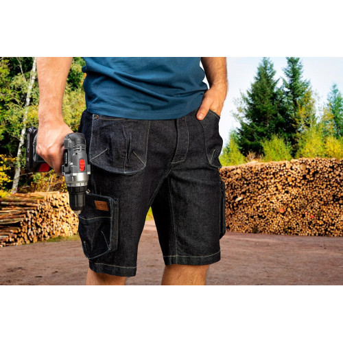Krótkie spodenki robocze dżinsowe Neo Tools Denim - 81-279 - NEO Tools - 1 2