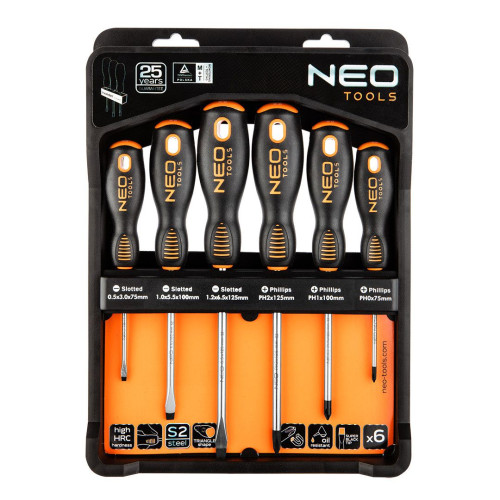 Zestaw wkrętaków 6 el. Neo Tools - 04-213 - NEO Tools - 1
