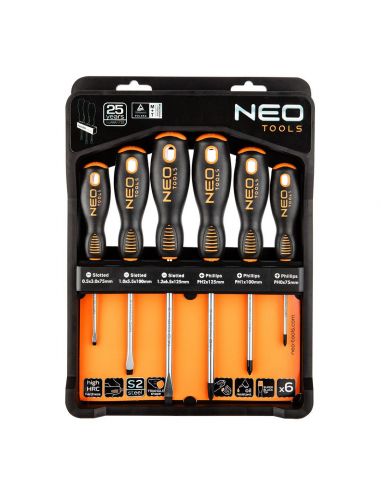 Zestaw wkrętaków 6 el. Neo Tools - 04-213 - NEO Tools - 1