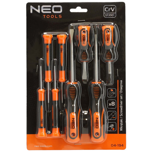 Zestaw wkrętaków 8 el. Neo Tools - 04-194 - NEO Tools - 1 2