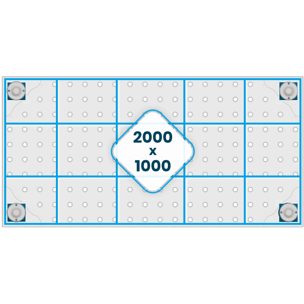 Stół spawalniczy GPPH PLUS INOX 2000x1000x200 mm - INOX_PLUS_200x100 - GPPH - 21