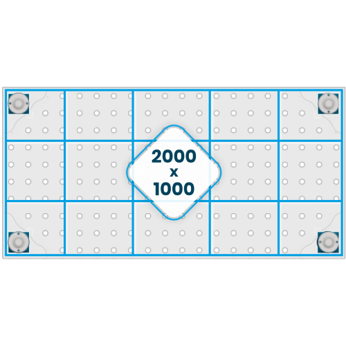 Stół spawalniczy GPPH PLUS INOX 2000x1000x200 mm - INOX_PLUS_200x100 - GPPH - 21
