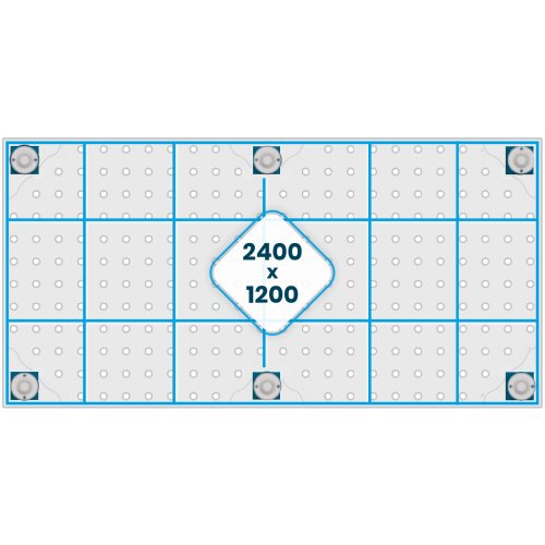 Stół spawalniczy GPPH PLUS INOX 2400x1200x200 mm - INOX_PLUS_240x120 - GPPH - 21