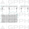 Stół spawalniczy GPPH PLUS INOX 2400x1200x200 mm - INOX_PLUS_240x120 - GPPH - 2