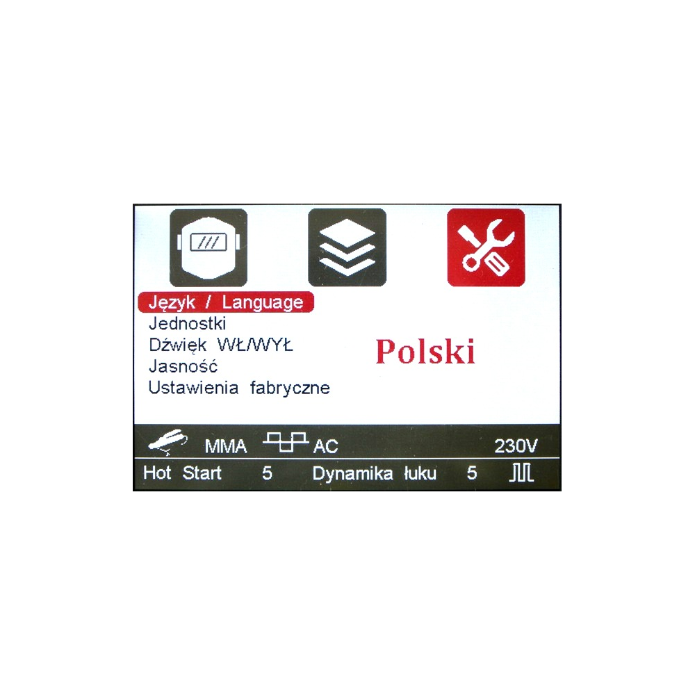Spawarka Ideal Expert TIG 220 AC/DC Pulse LCD - zestaw - EXTIG220ACLCD-G - Ideal - 9