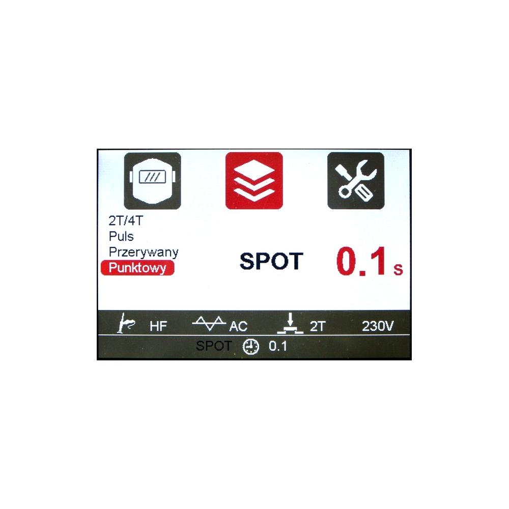Spawarka Ideal Expert TIG 220 AC/DC Pulse LCD - zestaw - EXTIG220ACLCD-G - Ideal - 12