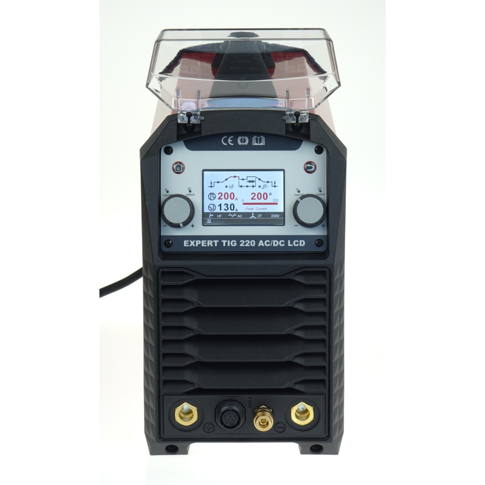 Spawarka Ideal Expert TIG 220 AC/DC Pulse LCD - zestaw - EXTIG220ACLCD-G - Ideal - 5