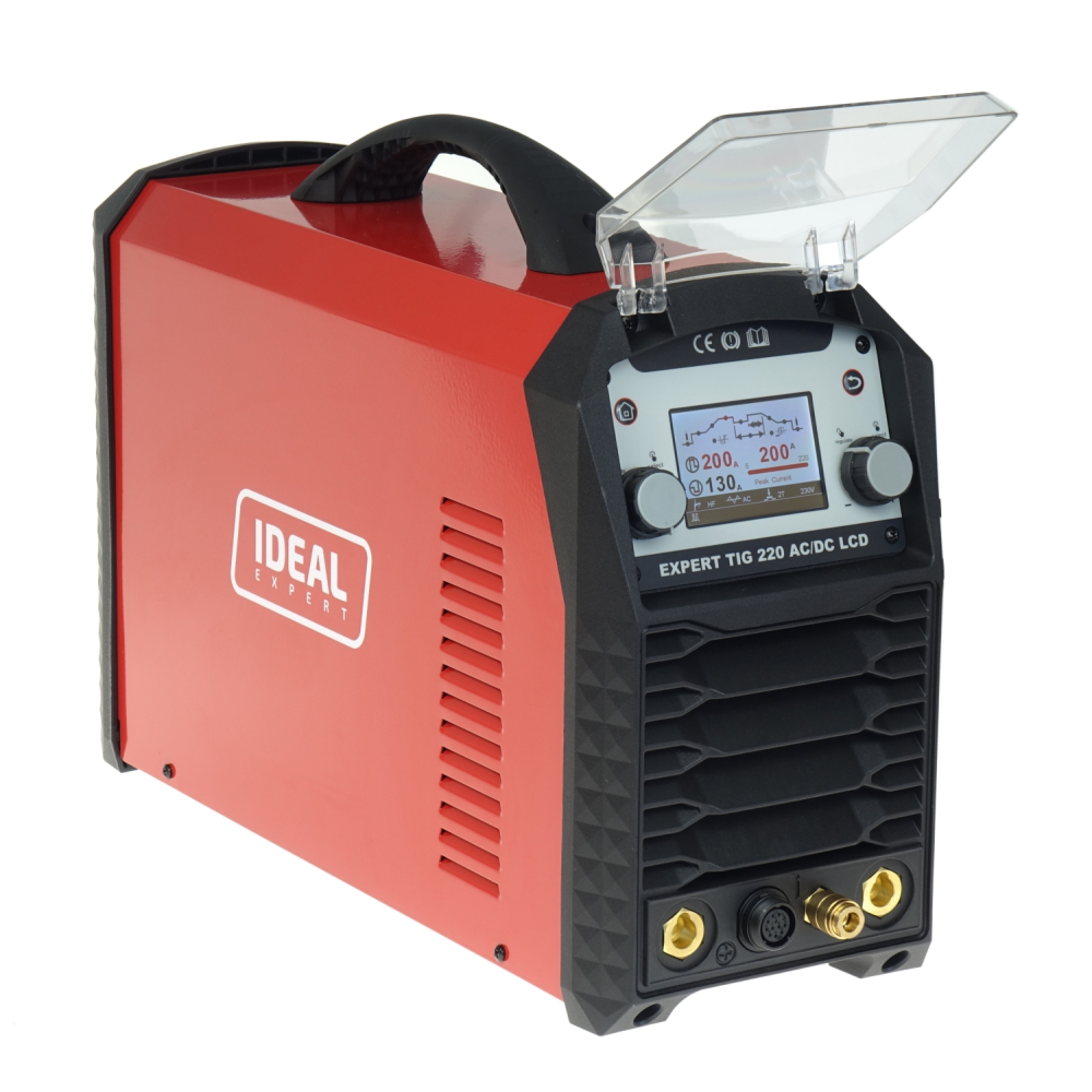 Spawarka Ideal Expert TIG 220 AC/DC Pulse LCD - zestaw - EXTIG220ACLCD-G - Ideal - 6