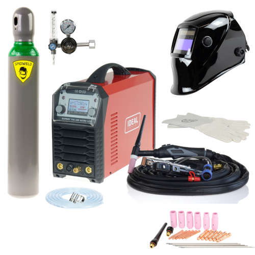 Spawarka Ideal Expert TIG 220 AC/DC Pulse LCD - zestaw - EXTIG220ACLCD-G - Ideal - 2