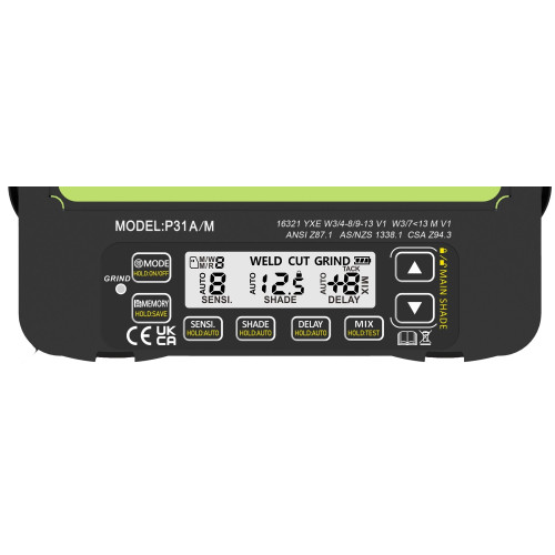 Przyłbica spawalnicza samościemniająca Ideal APS-P31-A/M FS1-Flip - APS-P31-FS1-G - Ideal - 15