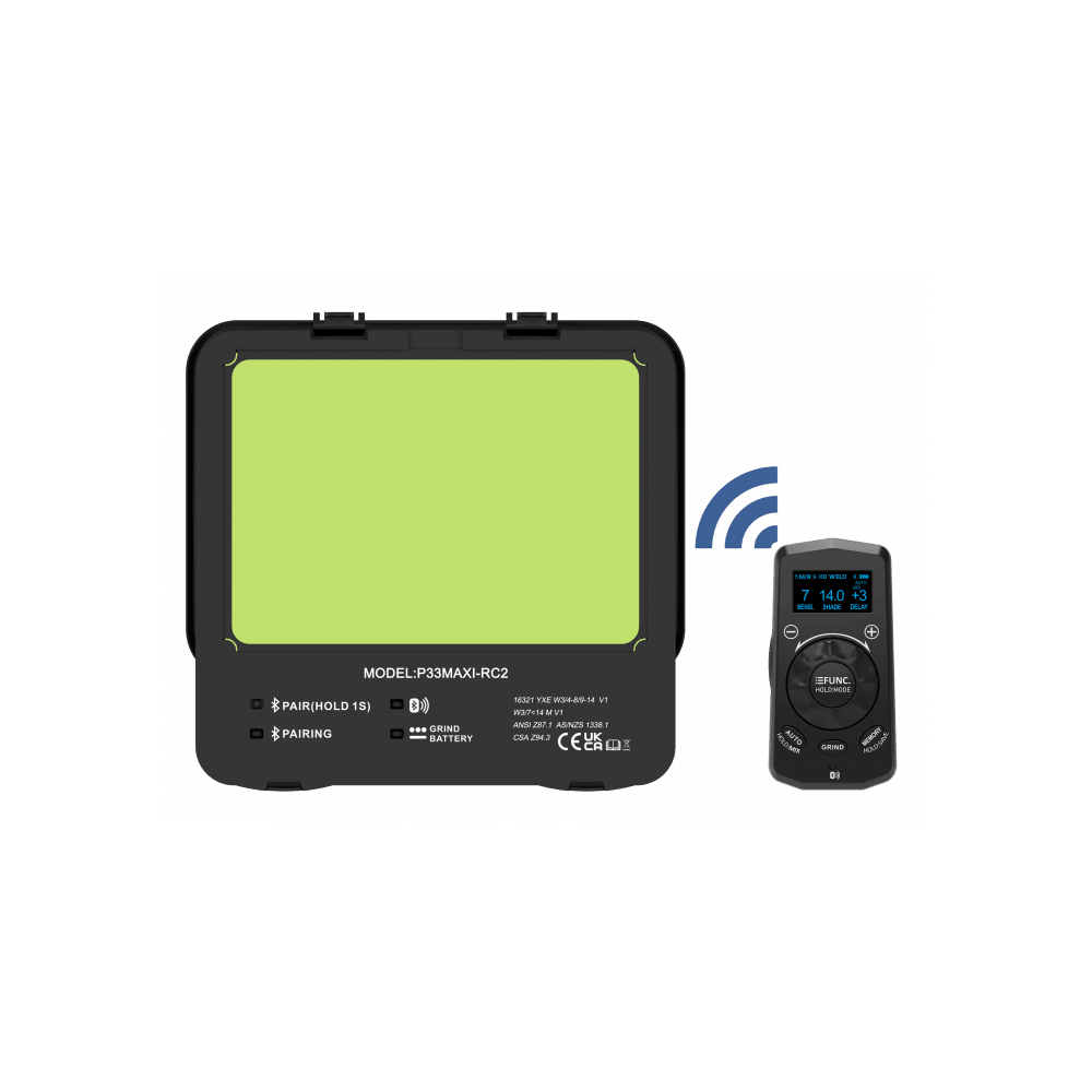 Przyłbica spawalnicza Ideal APS-P33M-RC2 F1-Flip z pilotem Bluetooth - APS-P33M-R-F1-G - Ideal - 25