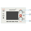 Spawarka Magnum MIG 223 Dual Puls - zestaw - U MI 223 DP LCD-G - Magnum - 10