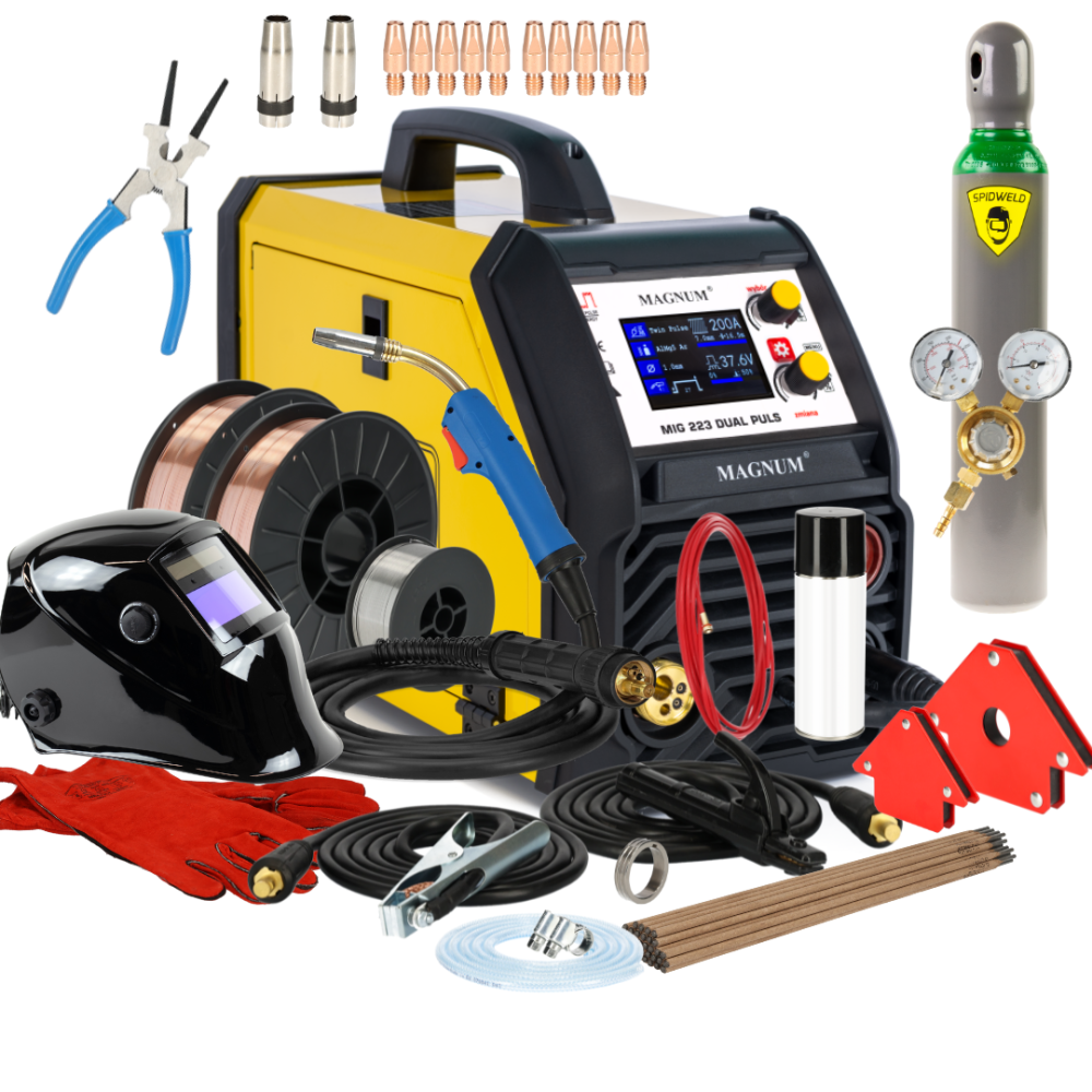 Spawarka Magnum MIG 223 Dual Puls - zestaw - U MI 223 DP LCD-G - Magnum - 3