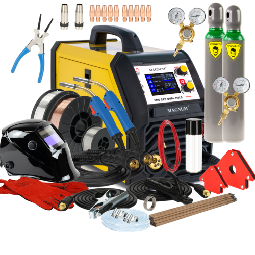 Spawarka Magnum MIG 223 Dual Puls - zestaw - U MI 223 DP LCD-G - Magnum - 2