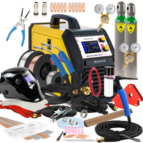 Spawarka Magnum MIG 223 Dual Puls - zestaw - U MI 223 DP LCD-G - Magnum - 1