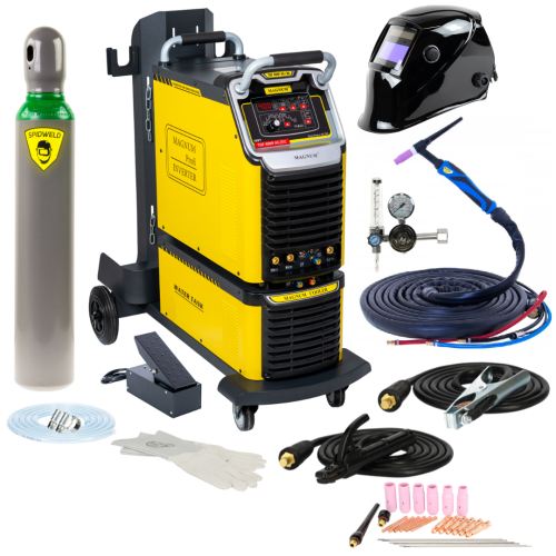 Spawarka Magnum TIG THF 400 Puls AC/DC Dual Power - zestaw wodny - U I THF400P W8 V2-G - Magnum - 2