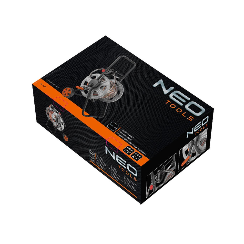 Zestaw ogrodowy 1/2":  wózek metalowy + wąż 50 m + zraszacz Neo Tools - 15-792_px - NEO Tools - 16