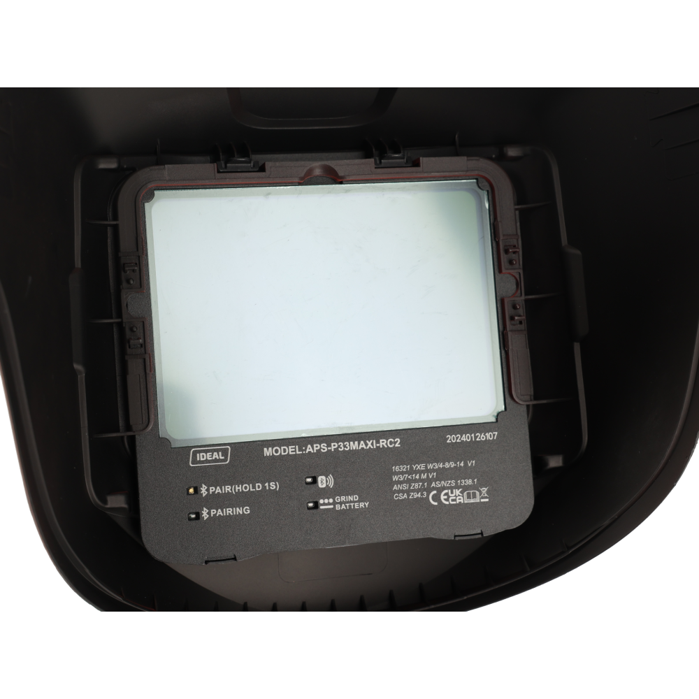 Przyłbica spawalnicza Ideal APS-P33M-RC2 F1-Flip z pilotem Bluetooth - APS-P33M-R-F1-G - Ideal - 24