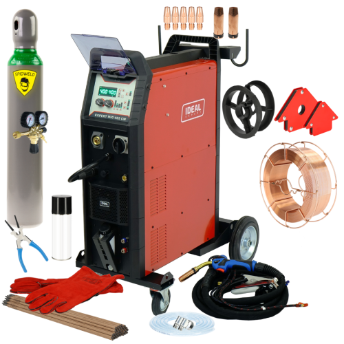 Spawarka Ideal Expert MIG 405 Compact Synergic - zestaw wodny - EXMIG405CW-G - Ideal - 3