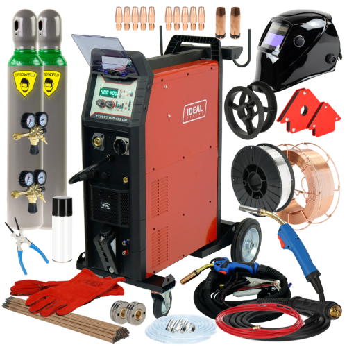 Spawarka Ideal Expert MIG 405 Compact Synergic - zestaw wodny - EXMIG405CW-G - Ideal - 1