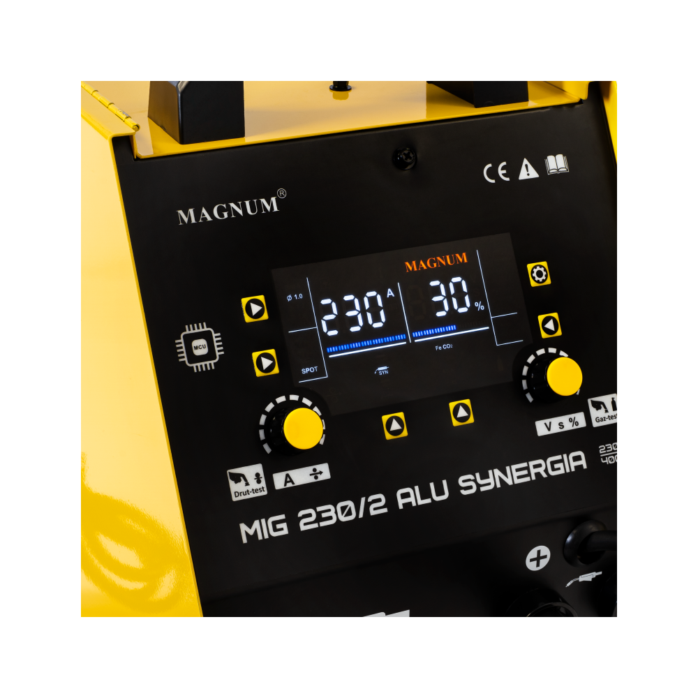 Spawarka Magnum MIG 230/2 Alu Synergia - zestaw - U MI 230/2AL SY-G - Magnum - 12