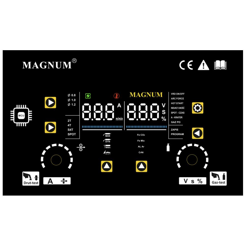 Spawarka Magnum MIG 230/2 Alu Synergia - zestaw - U MI 230/2AL SY-G - Magnum - 11