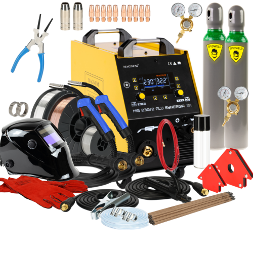 Spawarka Magnum MIG 230/2 Alu Synergia - zestaw - U MI 230/2AL SY-G - Magnum - 2