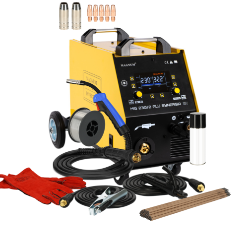Spawarka Magnum MIG 230/2 Alu Synergia - zestaw - U MI 230/2AL SY-G - Magnum - 6