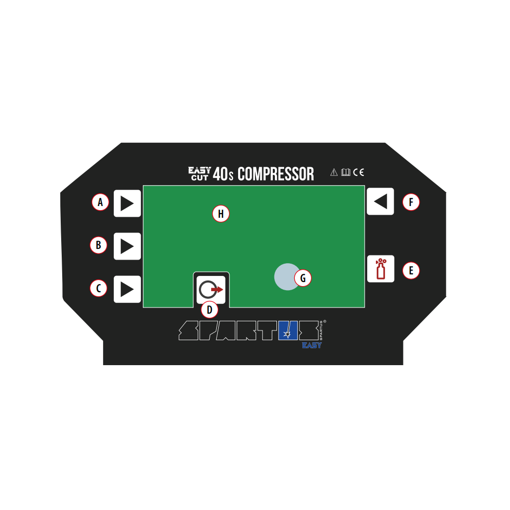 Przecinarka plazmowa Spartus EasyCUT 40s Compressor - EASYCUT40SCOM-PAK-45H-4 - Spartus - 5