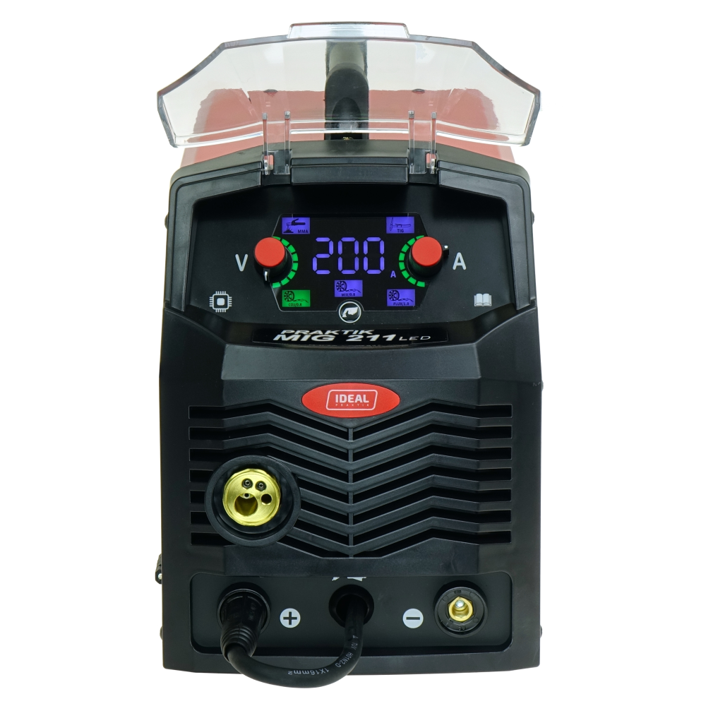 Spawarka Ideal Praktik MIG 211 Synergic LED - zestaw - PMIG211SLED-G - Ideal - 7