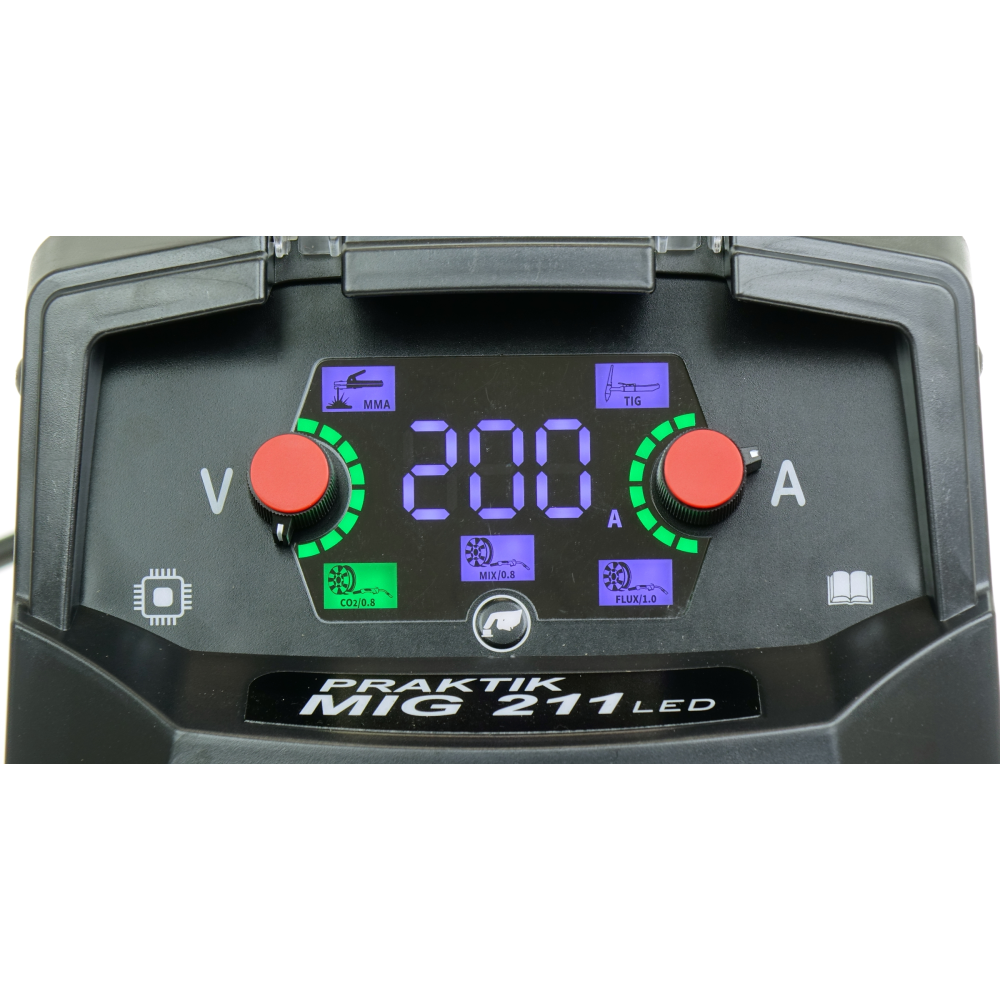 Spawarka Ideal Praktik MIG 211 Synergic LED - zestaw - PMIG211SLED-G - Ideal - 8