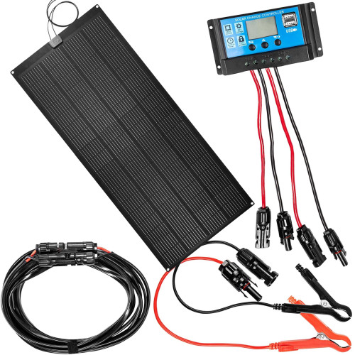 Zestaw fotowoltaiczny 200 W, panel z kontrolerem Neo Tools - 90-144_pakiet1 - NEO Tools - 1