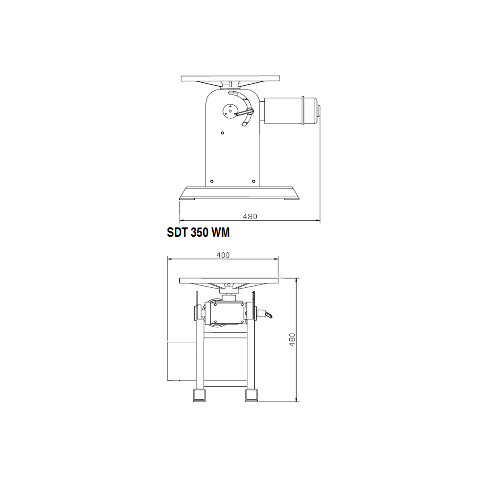 Obrotnik pozycjoner spawalniczy Schweisskraft SDT 350 WM - 1541350 - Schweisskraft - 6