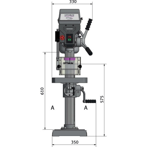 Wiertarka stołowa Optimum OPTIdrill D 23Pro 400 V - 3003020 - Optimum - 6
