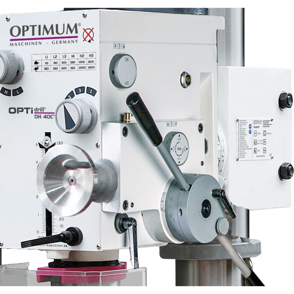 Wiertarka stołowa słupowa Optimum OPTIdrill DH 40CT - 3034349 - Optimum - 2