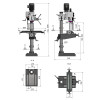 Wiertarka stołowa słupowa Optimum OPTIdrill DH 40CT - 3034349 - Optimum - 5