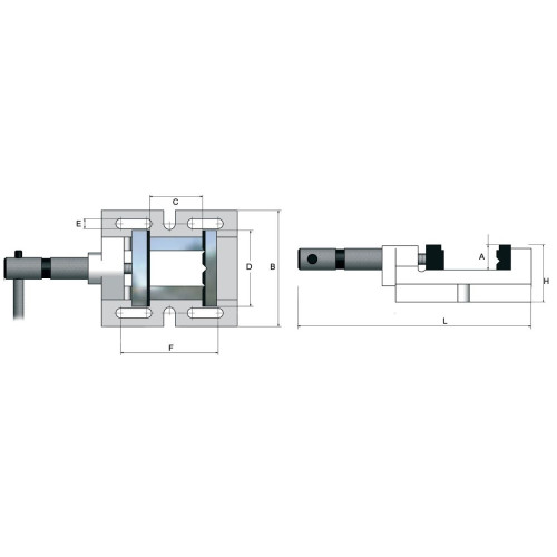 Imadło maszynowe Optimum BMS 150 - 3000015 - Optimum - 1 2