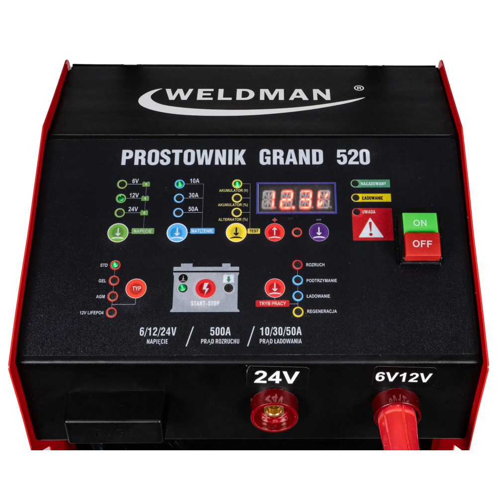 Prostownik z rozruchem Weldman Grand 520 - 104 521 - Weldman - 3
