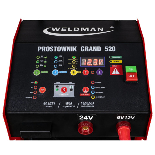 Prostownik z rozruchem Weldman Grand 520 - 104 521 - Weldman - 3